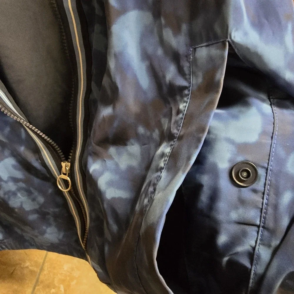 Michael‎ Kors Jacket Mens 2XL Hooded Windbreaker Full Zip Lightweight Polyester